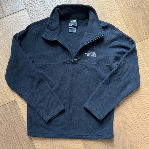 The North Face Glacier 1/4 Fleece Pullover - Boy’s Size 7/8 - Black - EUC - Picture 2 of 7
